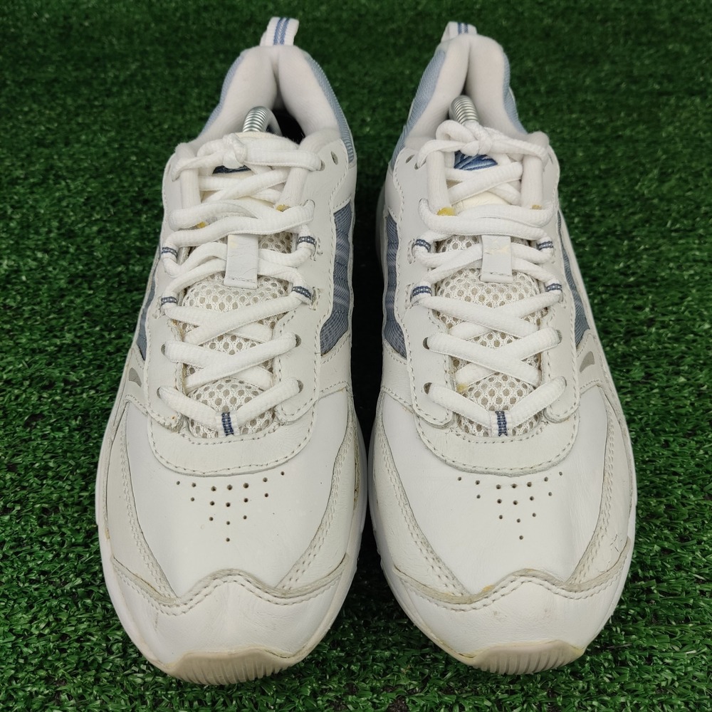 Easy Spirit Sneakers Womens 7 White Intrainings Walking Shoes Narrow Leather - Picture 2 of 9